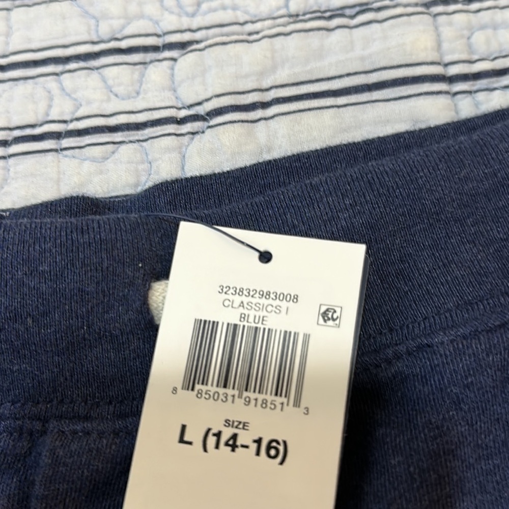 NWT Polo by  Ralph Lauren POLO Big Pony Logo Gym Shorts Blue Boy's Size … - Picture 7 of 12